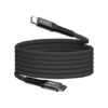 USB kábel, USB-C - USB-C, 1,2 m, 100W, mágneses, VERBATIM, fekete