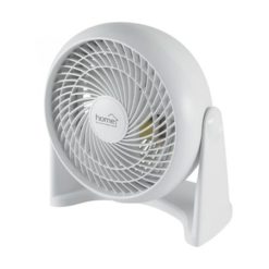 Asztali ventilátor, falra szerelhető, 23 cm, HOME, fehér