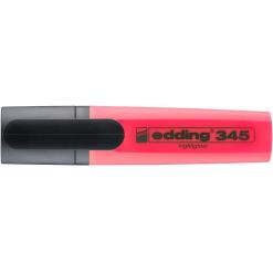 Szövegkiemelő, 2-5 mm, EDDING "345", piros