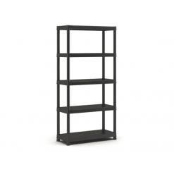Polcrendszer, 5 polccal, 90 cm, KETER "Plus Shelf"