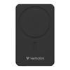 Power bank, külső akkumulátor, vezeték nélküli, 10.000mAh, VERBATIM "Charge n Go Essentials", fekete