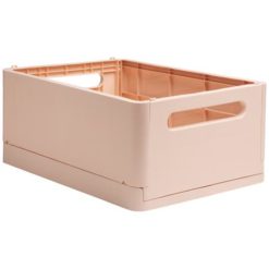 Tárolódoboz, A4+, összecsukható, EXACOMPTA "Skandi", nude
