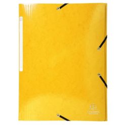 Gumis, mappa, karton, A4, EXACOMPTA "Iderama", sárga
