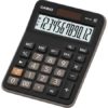 Számológép, asztali, 10 számjegy, CASIO "MX 12B", fekete