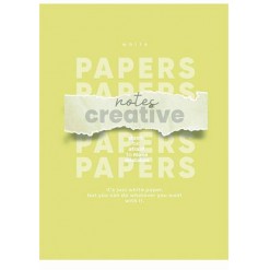 Füzet, tűzött, A4, vonalas, 80 lap, SHKOLYARYK "Notes Creative", vegyes