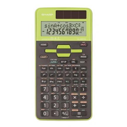 Számológép, tudományos, 273 funkció, SHARP "EL-531", zöld