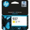 4S6W4NE Tintapatron,  Officejet Pro 9120e, 9130e nyomtatókhoz, HP 937, sárga, 800 oldal