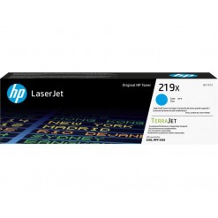 W2191X Lézertoner LaserJet Pro 3202 nyomtatóhoz, HP219X, cián, 2,5k