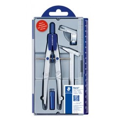 Körző készlet, precíziós, 4 darabos, STAEDTLER "Noris 550 02"