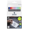 Ecsetirón készlet, hajlékony heggyel, SCHNEIDER "Paint-It 070", 10 különböző szín