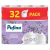 Toalettpapír, 3 rétegű, kistekercses, 32 tekercs, PUFINA "Lavender Fields", levendula illattal