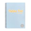 Spirálfüzet, A4, vonalas, 100 lap, PUKKA PAD "Pastel Jotta Pad", vegyes szín