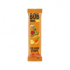 Gyümölcsszelet, 14 g, BOB SNAIL, körte-mangó