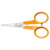 Olló, körömvágó, 10 cm, hajlított, FISKARS "Classic", narancssárga