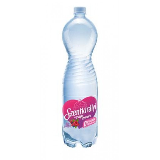 Ásványvíz, ízesített, SZENTKIRÁLYI, 1,5 l, "Egy csepp gyümölcs", erdei gyümölcs