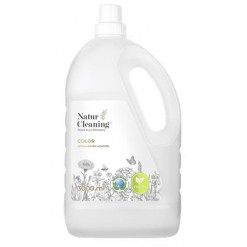 Mosógél, hipoallergén, színes ruhákhoz, 3 l, NATURCLEANING "Color"