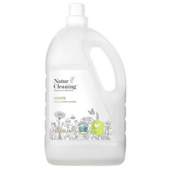 Mosógél, hipoallergén, fehér ruhákhoz, 3 l, NATURCLEANING "White"