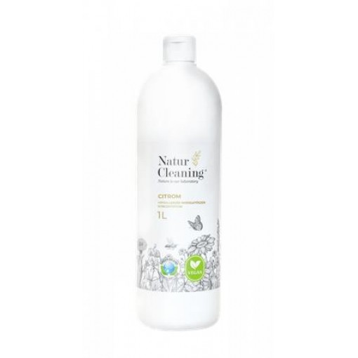 Mosogatószer koncentrátum, 1 l, NATURCLEANING, citrom