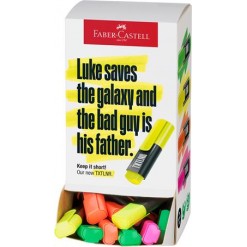 Szövegkiemelő display, mini, FABER-CASTELL "TXTLNR", neon színek